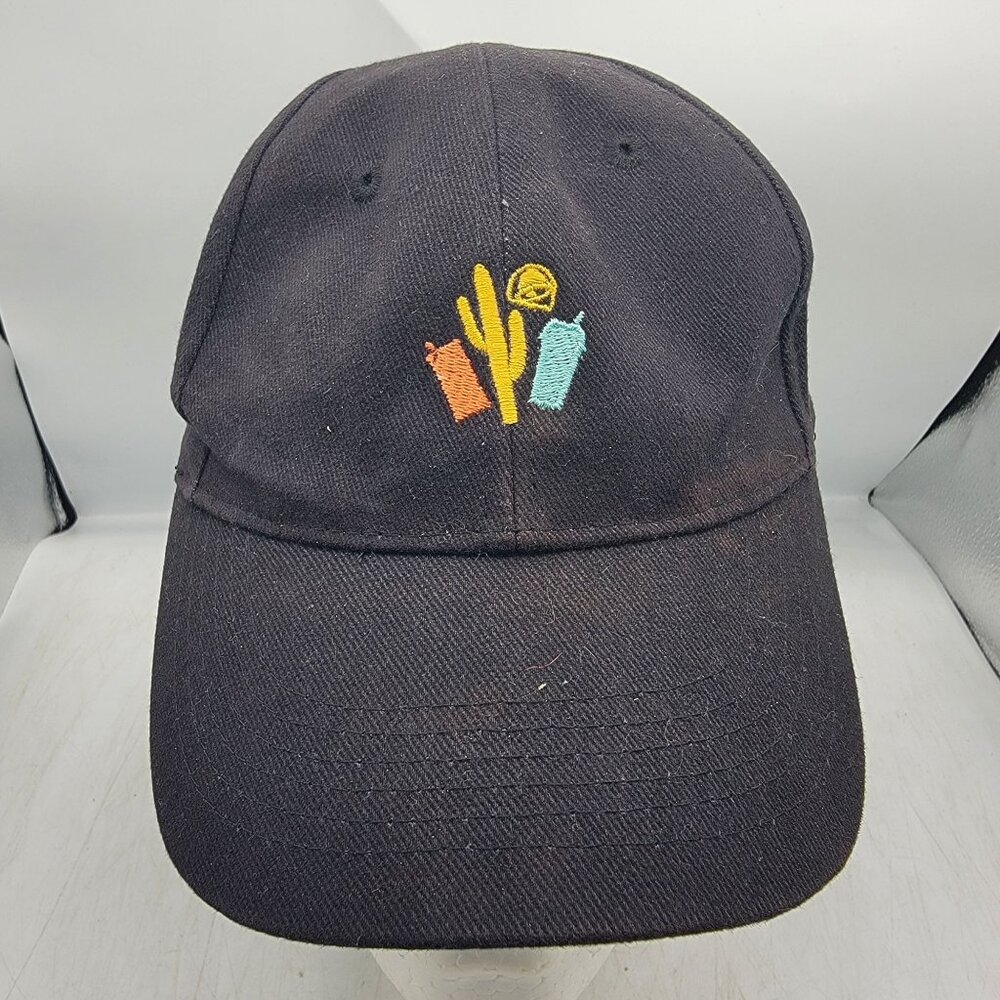 Taco Bell The Bell Embroidered Black Baseball Cap By Port & Company Casual Work
